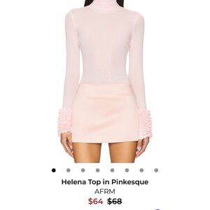 AFRM Pinkesque Long Sleeve Top